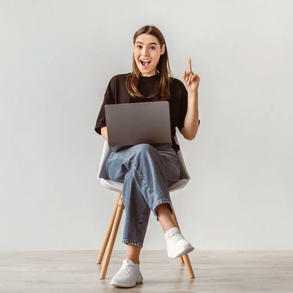 Lehrer testet Notebook