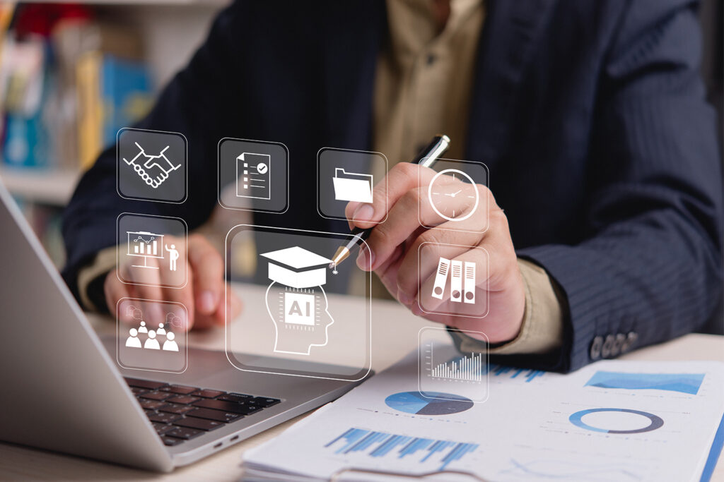 Symbolbild: KI in der Unterrichtsplanung als digitales Assistenzsystem